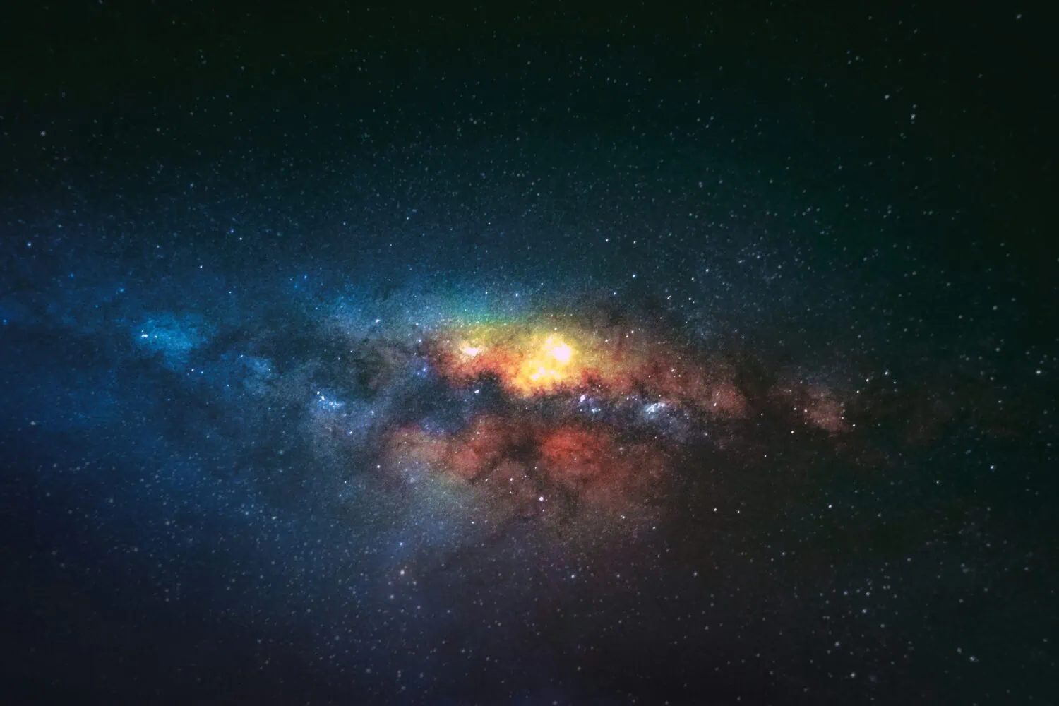 A vivid image of the Milky Way galaxy, as featured in Insights 2021, showcasing bright, colorful nebulae and countless stars against the dark backdrop of space.