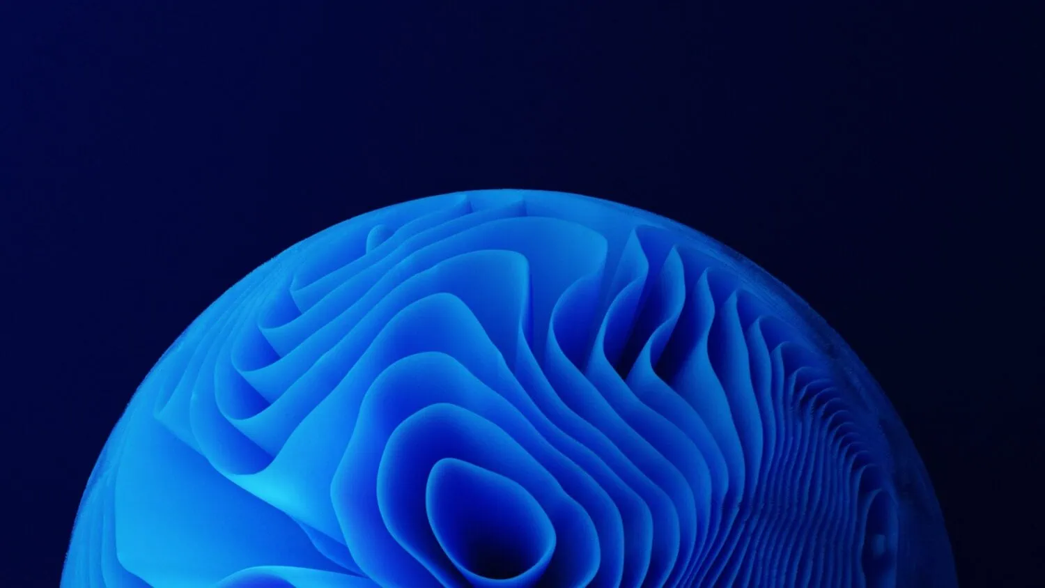 A textured, glowing blue sphere against a dark background, featuring wavy, undulating patterns on its surface—like a celestial representation of meticulous portfolio management.